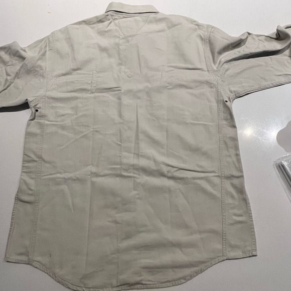 Magellan Men’s Medium Tan Button Down Men’s Pocket Shirt‎ - Picture 12 of 14